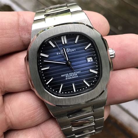 best patek philippe nautilus homage|patek philippe nautilus copy.